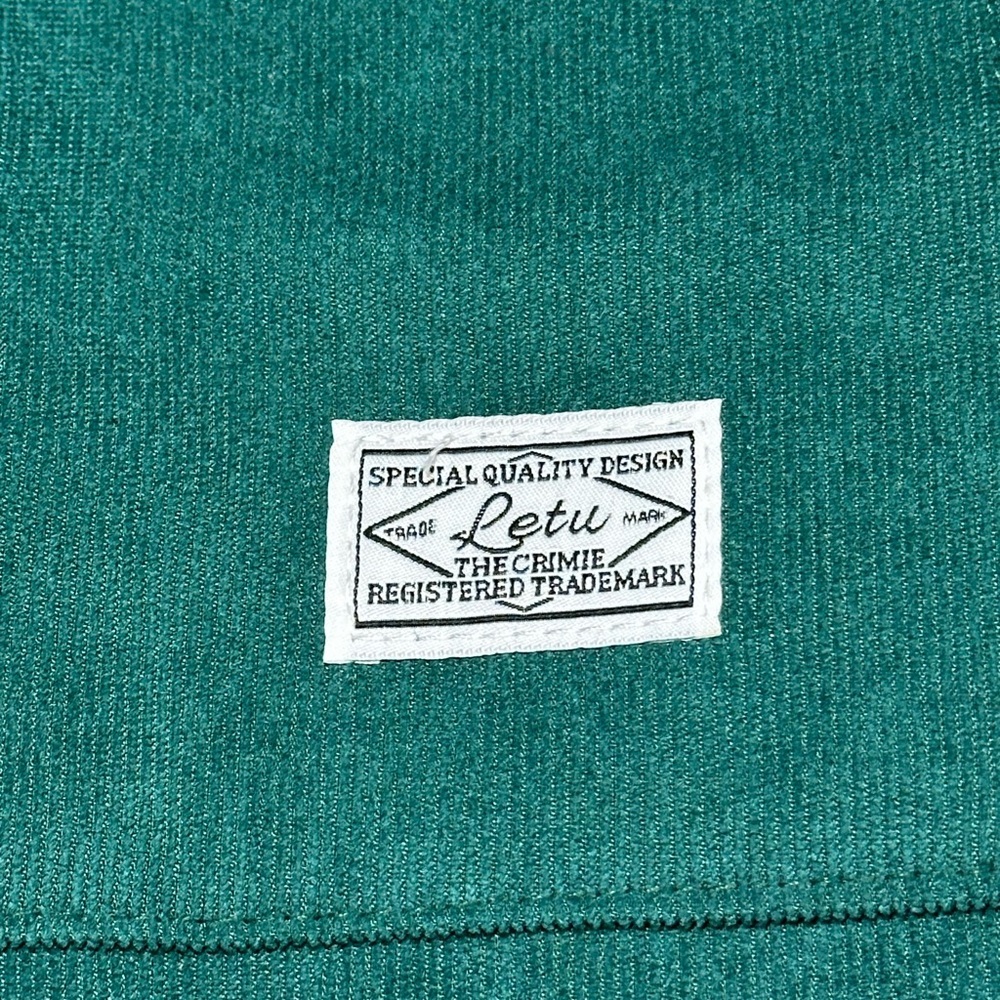 LETU Green Corduroy Tote Bag Adjustable Shoulder Strap Carry Strap Travel Bag - Picture 10 of 16